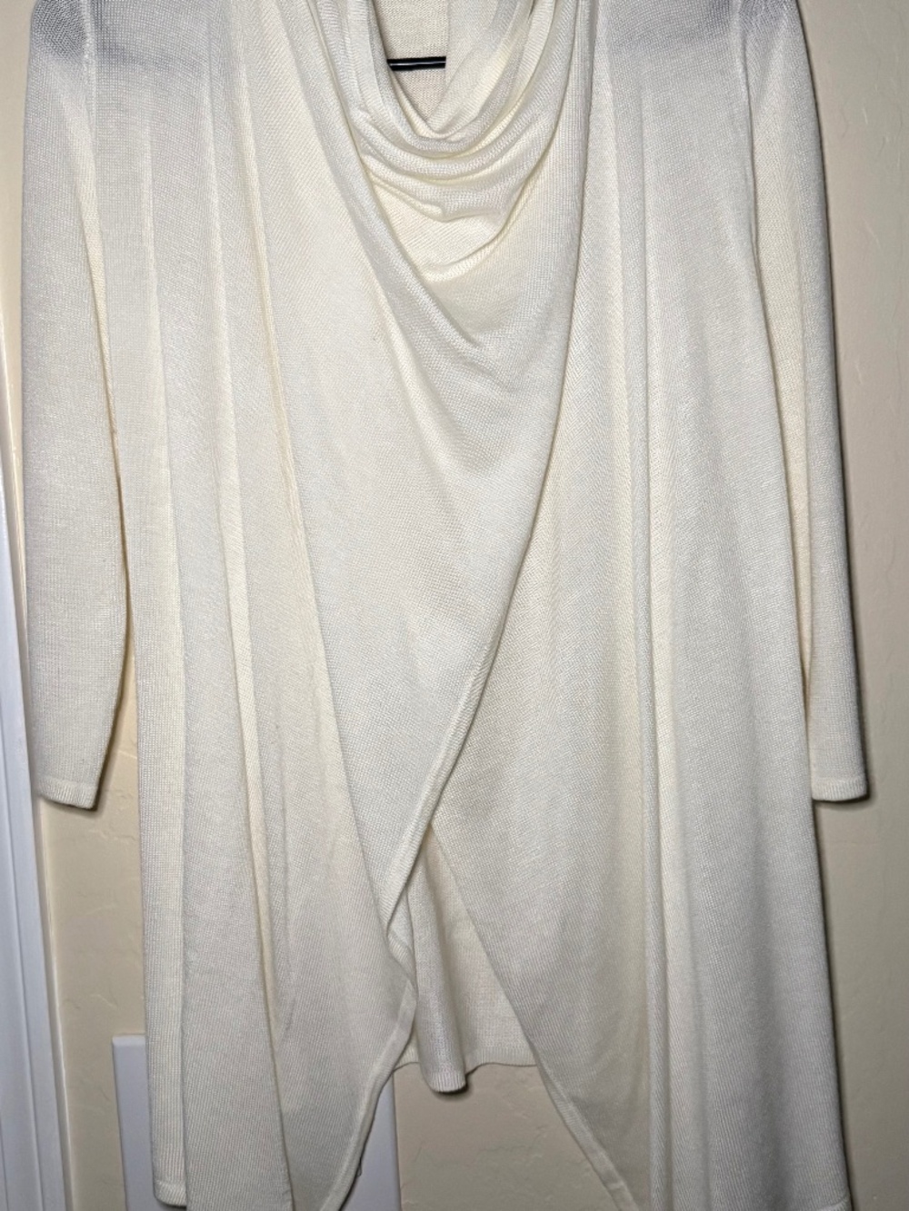 New York & Company Cream Cardigan
